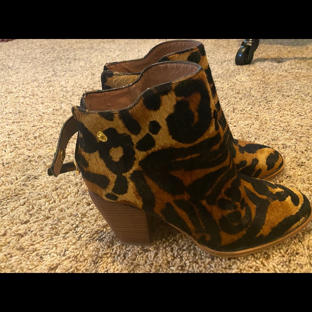 Leopard Print Booties